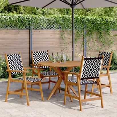 Set mobilier de grădină, 5 piese, lemn masiv de acacia GartenMobel Dekor
