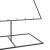 Brad de Crăciun din metal pentru decor, negru, 210 cm GartenMobel Dekor