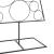 Brad de Crăciun din metal pentru decor, negru, 180 cm GartenMobel Dekor