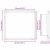 Oglindă de baie cu LED Pe perete Gri Sonoma 40 x 8.5 x 37 cm GartenMobel Dekor