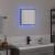 Oglindă de baie cu LED Pe perete Gri Sonoma 40 x 8.5 x 37 cm GartenMobel Dekor