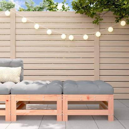 Taburete de grădină cu perne, 2 buc., lemn masiv douglas GartenMobel Dekor