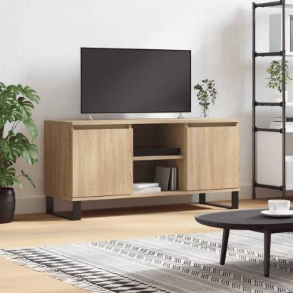 Comodă TV, stejar sonoma, 104x35x50 cm, lemn compozit GartenMobel Dekor
