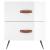 Noptiere, 2 buc., alb extralucios, 40x35x47,5 cm, lemn compozit GartenMobel Dekor