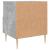 Noptiere, 2 buc., gri beton, 40x35x47,5 cm, lemn compozit GartenMobel Dekor