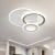 Lustra LED NYXORA 45W, 3 Cercuri, lumina Rece/Calda/Neutra, Negru ModernLight Concept