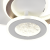 Lustra LED NYXORA 45W, 3 Cercuri, lumina Rece/Calda/Neutra, Negru ModernLight Concept