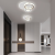 Lustra LED NYXORA 45W, 3 Cercuri, lumina Rece/Calda/Neutra, Negru ModernLight Concept