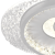 Lustra LED PERU 36W, 2 Cercuri, lumina Rece/Calda/Neutra, Negru ModernLight Concept