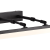 Aplica LED de Baie, MALAWI, 10W, liniara, lumina Neutra, Negru ModernLight Concept