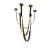 Candelabru Modern, LED, ARIA Largo, 43W, lumina Calda, Negru ModernLight Concept