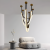 Candelabru Modern, LED, ARIA Largo, 43W, lumina Calda, Negru ModernLight Concept
