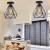 Lustra cu Abajur, GRACIE, Diamant, 1XE27, Negru ModernLight Concept