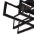 Lustra LED cu telecomanda 98W, 4 Elemente, lumina Rece/Calda/Neutra, Dimabila, Negru ModernLight Concept