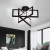 Lustra LED cu telecomanda 73W, 3 Elemente, lumina Rece/Calda/Neutra, Dimabila, Negru, LT750/3BK ModernLight Concept