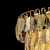 Candelabru Cristal CC8052/300X800GD 8x E14, Diametru 40cm, Auriu Lucios, Inaltime Reglabil ModernLight Concept