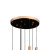 Candelabru Cristal LED 22W, Lumina Calda/Neutra/Rece, Diametru 25cm Auriu CM511/H150XW35 ModernLight Concept