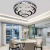 Lustra LED Cristal LLC151/500CH, 64W, 3 Elemente, lumina Rece/Calda/Neutra, Dimabila, Crom Lucios ModernLight Concept