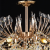 Candelabru Cristal CC9313/12FGD, 12x E14, Diametru 49cm, Auriu ModernLight Concept