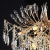 Candelabru Cristal CC9313/12FGD, 12x E14, Diametru 49cm, Auriu ModernLight Concept