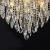 Candelabru Cristal CC9313/12FGD, 12x E14, Diametru 49cm, Auriu ModernLight Concept