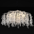 Candelabru Cristal CC8080/D800CH, 9x E14, Diametru 49cm, Crom ModernLight Concept