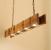 Lustra LED Vintage LV565/4, 12W Rustic Barn, Lemn si Metal, 100cm, Negru ModernLight Concept