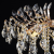 Candelabru Cristal CC9313/5FGD, 5x E14, Diametru 49cm, Auriu ModernLight Concept