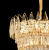 Candelabru Cristal CC6687/500GD 9x E14, Diametru 49cm, Auriu Lucios, Inaltime Reglabil ModernLight Concept