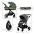 KINDERKRAFT MULTIFUNCTIONAL STROLLER YOXI 2IN1 MYSTIC GREEN SuperHeroes ToysZone