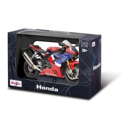 MAISTO MOTOCICLETA METALICA CU STAND HONDA CBR 1000RR R FIREBLADE SP SCARA 1 LA 12 SuperHeroes ToysZone