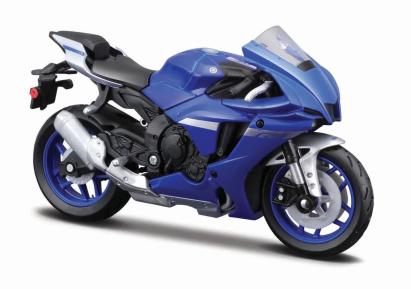MAISTO MOTOCICLETA METALICA CU STAND EDITIE SPECIALA YAMAHA YZF R1 SCARA 1 LA 18 SuperHeroes ToysZone