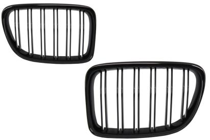 Grile Centrale BMW X1 E84 (2009-2014) Negru Lucios Double Stripe Design Performance AutoTuning