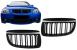 Grile Centrale Duble BMW Seria 3 E90 E91 Pre-LCI (2005-2008) M-Design Negru Lucios Performance AutoTuning