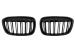 Grile Centrale BMW X1 SUV F48 Pre-LCI (06.2015-2019) Duble Negru Lucios M Design Performance AutoTuning