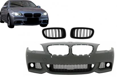 Bara Fata cu Grile Centrale BMW Seria 5 F10 F11 Non LCI (07.2010-2013) Sedan Touring M-Technik Design Performance AutoTuning
