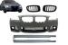 Bara Fata cu Praguri Laterale si Grile Centrale BMW Seria 5 F10 F11 (07.2010-2013) Non LCI Sedan Touring M-Technik Design Performance AutoTuning
