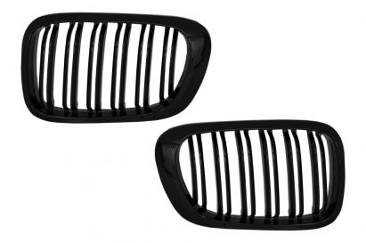 Grile Centrale BMW 3 Series E46 Coupe Cabrio 2 Doors Non Facelift (1999-2002) Negru Lucios M Design Performance AutoTuning