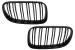 Grile Centrale BMW Seria 3 E92 E93 Coupe Convertible LCI (2010-2015) Double Stripe Negru Lucios Performance AutoTuning