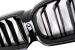 Grile Centrale cu LED BMW Seria 5 G30 G31 LCI (07.2020-2023) Negru Lucios Performance AutoTuning