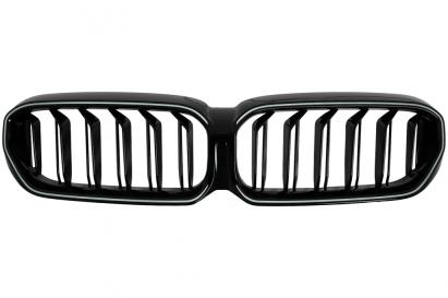 Grile Centrale cu LED BMW Seria 5 G30 G31 LCI (07.2020-2023) Negru Lucios Performance AutoTuning
