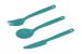 Tacamuri camping - drumetie Sea To Summit Charcoal - set 3 bucati cu carabina, pacific blue OutsideGear Venture