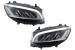 Faruri Full LED Mercedes Sprinter W907 Halogen (2019-2023) Negru Performance AutoTuning