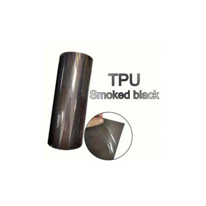 Folie far stop premium PPF TPU 7.5 mil fumuriu smoky black 60x60cm Cod: TU002 Automotive TrustedCars