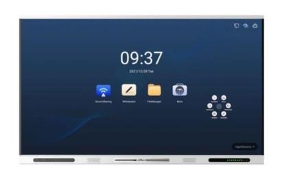 Tabla interactiva inteligenta Dahua, Android, 4K Ultra HD, 75-inch, DLED, Wi-Fi, Bluetooth, HDMI, Difuzor SafetyGuard Surveillance