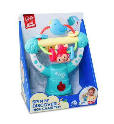 Jucarie interactiva cu ventuza - Invarte si descopera PlayLearn Toys