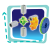 Set de constructie 3 in 1 STEM - Vehicule nazdravane PlayLearn Toys