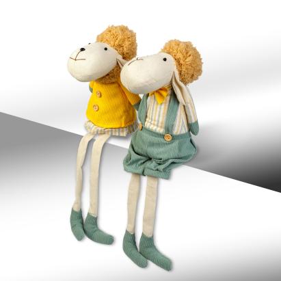 Decorațiune textilă – miel – 50 x 18 x 15 cm – 2 modele Best CarHome