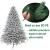 Brad Artificial Royal Natural White 1745 Ramuri Full 3D PE cu Zapada Alb/Verde 200 cm