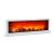 Șemineu decorativ LED cu efect de flacără – alb – pe baterii / USB – 60 x 10 x 20 cm Best CarHome